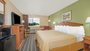 Desk, iron/ironing board, free cribs/infant beds, free WiFi
