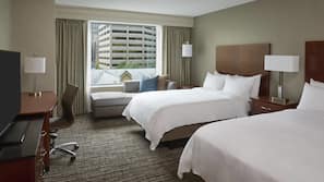 Premium bedding, down duvet, pillow top beds, in-room safe