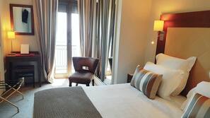 Premium bedding, minibar, in-room safe, desk