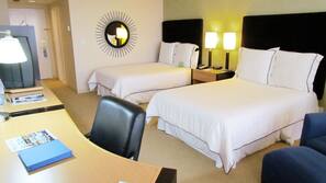 Hypo-allergenic bedding, minibar, in-room safe, desk