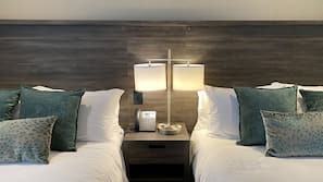 Premium bedding, pillowtop beds, in-room safe, desk
