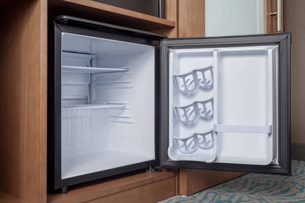 Mini-refrigerator, Staypineapple, University Inn, University District Seattle