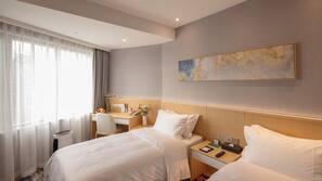 Minibar, in-room safe, desk, blackout curtains
