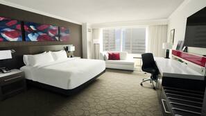 Premium bedding, pillow-top beds, in-room safe, desk