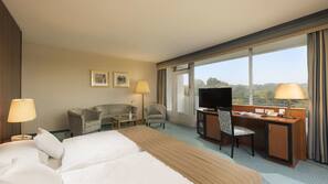 In-room safe, iron/ironing board, free cribs/infant beds, free WiFi