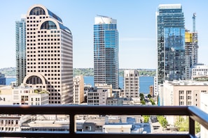 Luxury Penthouse, 1 King Bed, Multiple View (The Residence, Entire 19th Floor) | Terrace/patio