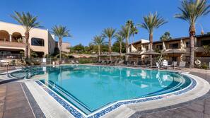 2 outdoor pools, cabanas (surcharge), sun loungers