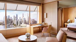 Premium bedding, down comforters, minibar, in-room safe
