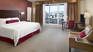 Premium bedding, down duvet, pillow top beds, in-room safe
