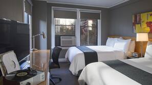 Egyptian cotton sheets, premium bedding, pillowtop beds, minibar