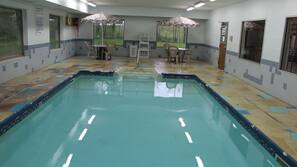 Indoor pool, a heated pool