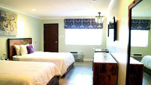 In-room safe, desk, iron/ironing board, free cribs/infant beds