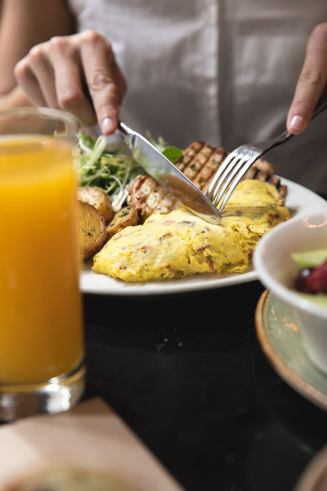 Breakfast meal, Gild Hall, A Thompson Hotel