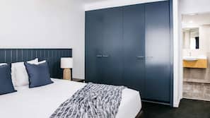 Blackout curtains, free cots/infant beds, free WiFi, linens