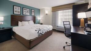 In-room safe, desk, iron/ironing board, free cribs/infant beds