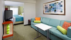 Premium bedding, pillowtop beds, in-room safe, desk