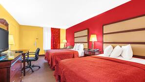 1 bedroom, individually decorated, individually furnished, desk