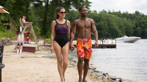 Private beach, water skiing, motor boating, fishing