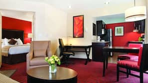 In-room safe, desk, iron/ironing board, free cribs/infant beds