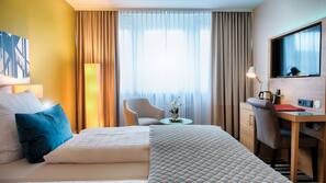 Pillowtop-Betten, Minibar, individuell dekoriert, Schreibtisch