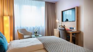 Pillowtop-Betten, Minibar, individuell dekoriert, Schreibtisch