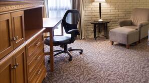 Desk, iron/ironing board, free cribs/infant beds, rollaway beds
