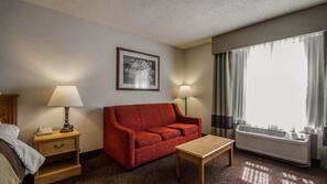 Premium bedding, pillowtop beds, in-room safe, desk