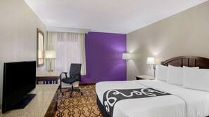 Premium bedding, down comforters, pillowtop beds, in-room safe
