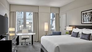 Premium bedding, pillowtop beds, minibar, in-room safe