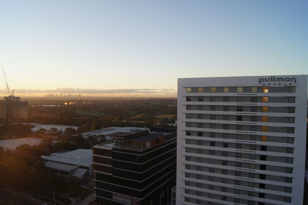 Aerial view, Pullman at Sydney Olympic Park