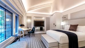 Premium bedding, minibar, in-room safe, desk
