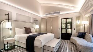 Premium bedding, minibar, in-room safe, desk