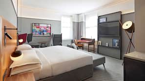 Premium bedding, free minibar items, in-room safe, desk