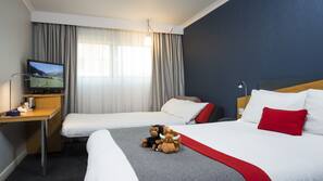 In-room safe, desk, laptop workspace, iron/ironing board
