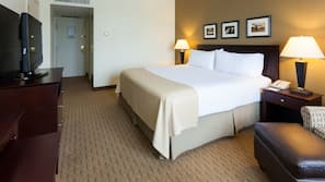 In-room safe, desk, iron/ironing board, free cribs/infant beds