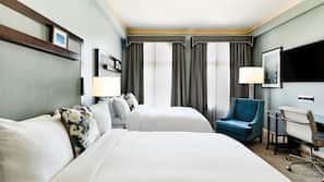 Premium bedding, desk, iron/ironing board, free WiFi