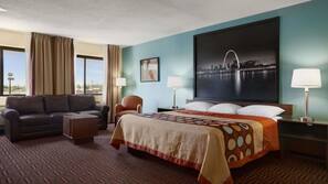 In-room safe, desk, laptop workspace, blackout drapes