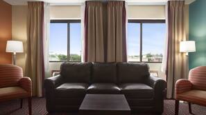 In-room safe, desk, laptop workspace, blackout drapes