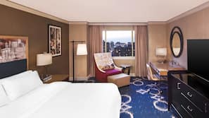 Premium bedding, down comforters, pillowtop beds, minibar