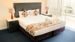 Desk, iron/ironing board, free cots/infant beds, linens