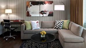 37-inch flat-screen TV with cable/satellite channels, pay movies