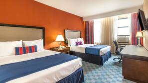 In-room safe, desk, iron/ironing board, rollaway beds