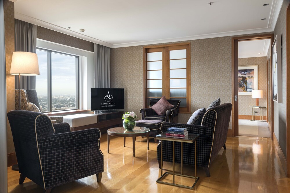 Living area, Amora Hotel Jamison Sydney