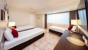 In-room safe, desk, cots/infant beds, free WiFi