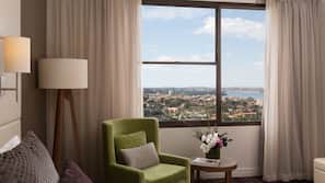 Minibar, desk, blackout drapes, iron/ironing board