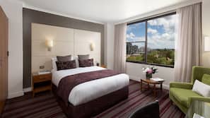 Minibar, desk, blackout drapes, iron/ironing board