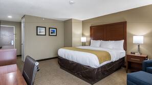 In-room safe, desk, iron/ironing board, free cribs/infant beds