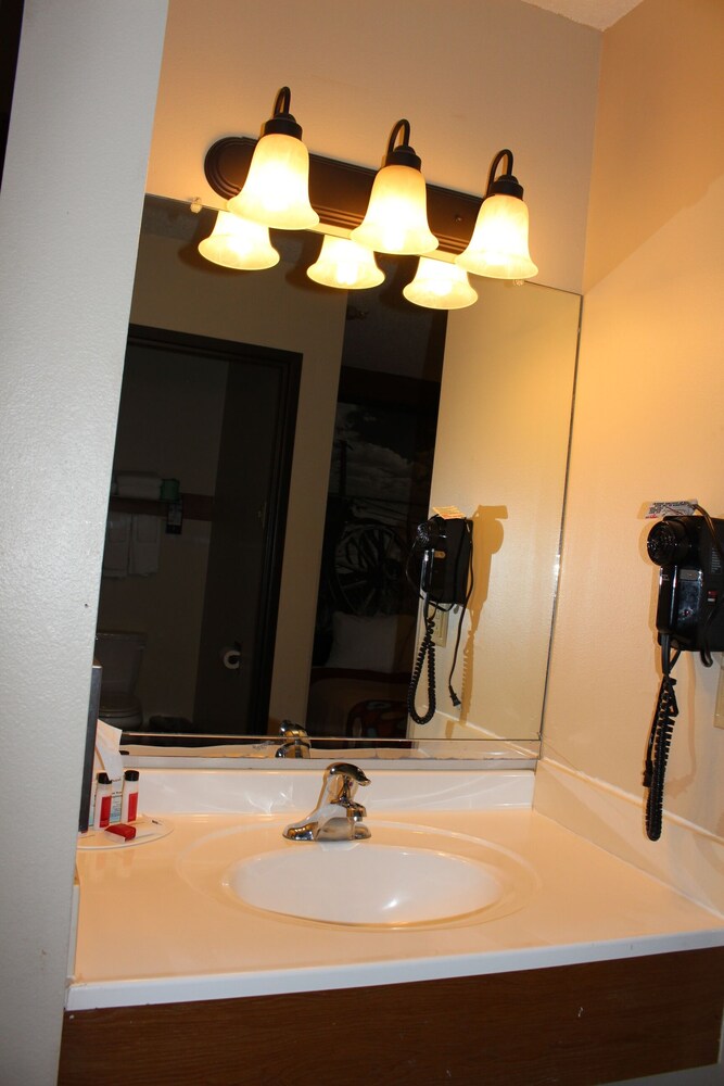 Bathroom sink, Super 8 by Wyndham Chamberlain SD