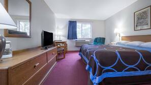Blackout drapes, free cribs/infant beds, rollaway beds, free WiFi