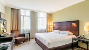 Free minibar items, in-room safe, desk, blackout curtains
